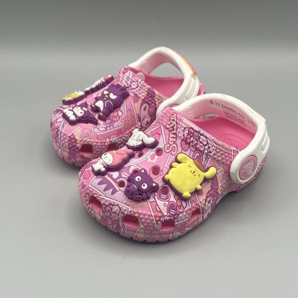 Crocs‎ x Sanrio Hello Kitty and Friends Pink Clogs - Toddler Baby Size 4